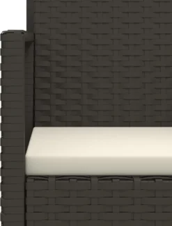 VidaXL Gartenbank Mit Kissen Schwarz 105 Cm Poly Rattan -Kaufland 9e59184da2fea06a308a8ac66bf8b6d4