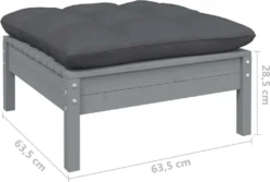 VidaXL 3-tlg. Garten-Lounge-Set Mit Kissen Kiefer Massivholz 13 VidaXL 3-tlg. Garten-Lounge-Set Mit Kissen Kiefer Massivholz -Kaufland a07bcafe61f2a8681f6e1ca1334cb654