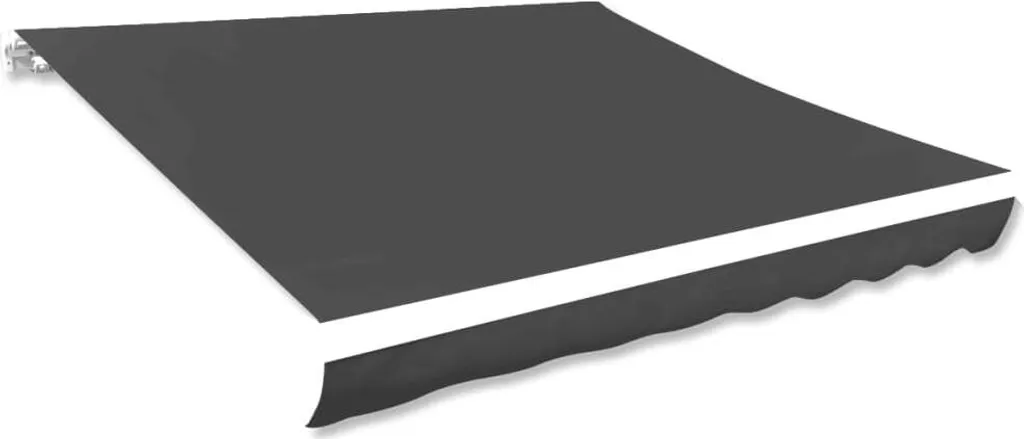 VidaXL Markisenbespannung Canvas Anthrazit 400x300 Cm 1 VidaXL Markisenbespannung Canvas Anthrazit 400x300 Cm