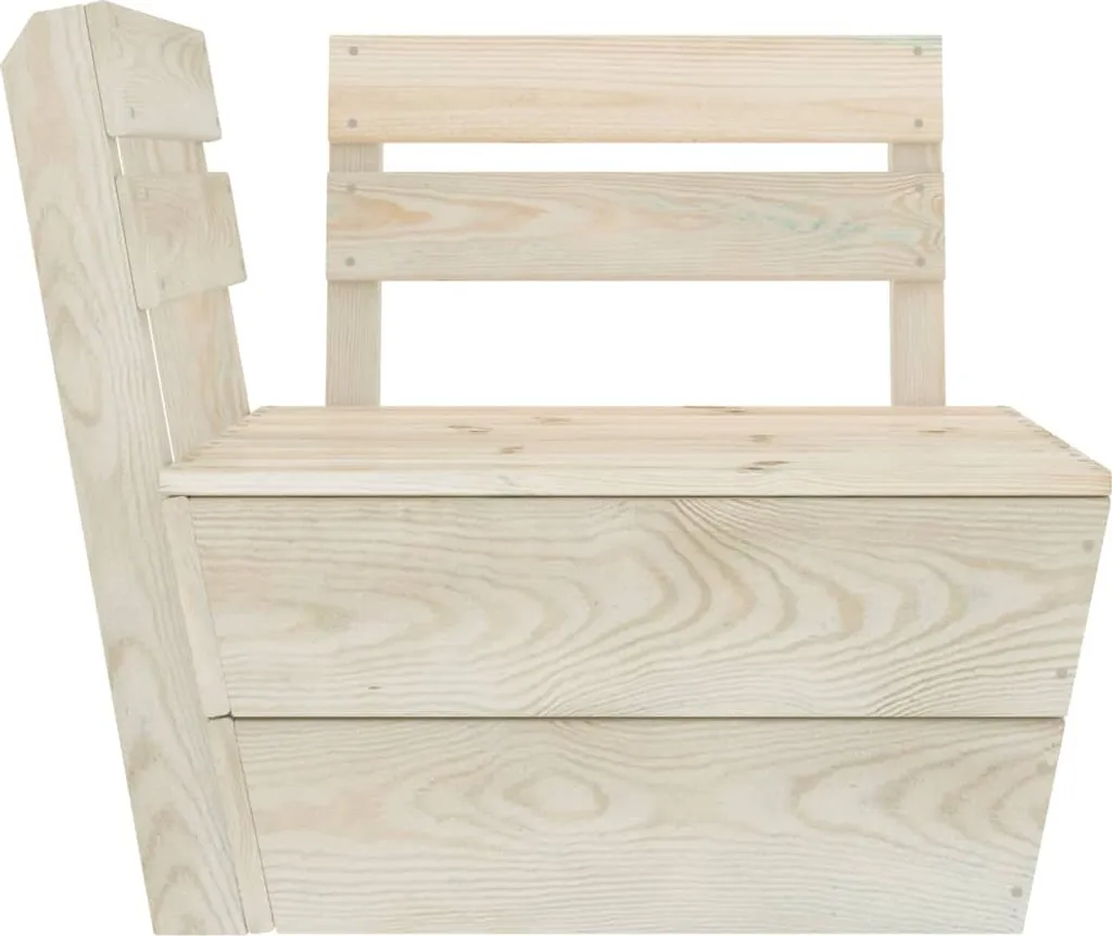 VidaXL 5-tlg. Garten-Paletten-Lounge-Set Imprägniertes Fichtenholz 5 VidaXL 5-tlg. Garten-Paletten-Lounge-Set Imprägniertes Fichtenholz – Bild 5