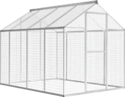 VidaXL Außenvoliere Aluminium 178x242x192 Cm