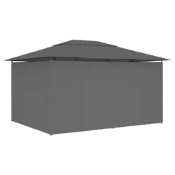 VidaXL Gartenpavillon Mit Vorhängen 4 X 3 M Anthrazit 10 VidaXL Gartenpavillon Mit Vorhängen 4 X 3 M Anthrazit -Kaufland aa226adaa8a37b1787b84280ca0ce8a3