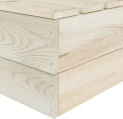 VidaXL 3-tlg. Garten-Paletten-Lounge-Set Imprägniertes Fichtenholz -Kaufland aab2cd6e704fba063d6ce983764b93f3 2