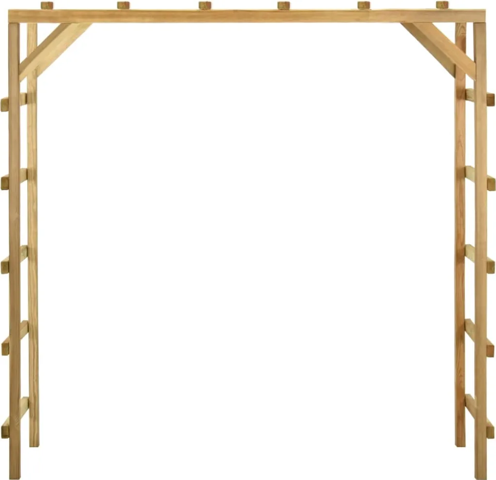 VidaXL Garten-Klettergerüst 170x60x170 Cm Kiefer Massivholz 2 VidaXL Garten-Klettergerüst 170x60x170 Cm Kiefer Massivholz – Bild 2