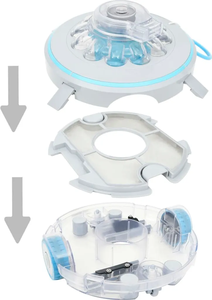VidaXL Poolroboter Poolreiniger Kabellos 27 W 3 VidaXL Poolroboter Poolreiniger Kabellos 27 W – Bild 3