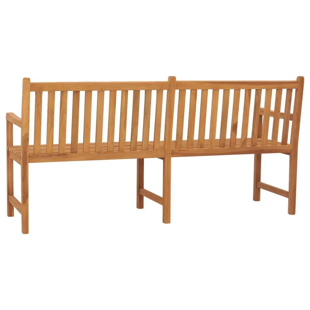 VidaXL Gartenbank 180 Cm Massivholz Teak 3 VidaXL Gartenbank 180 Cm Massivholz Teak – Bild 3
