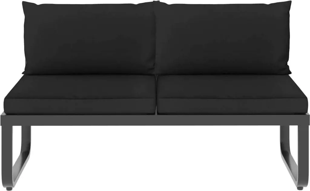 VidaXL 4-tlg. Garten-Ecksofa-Set Mit Auflagen Aluminium Und WPC 7 VidaXL 4-tlg. Garten-Ecksofa-Set Mit Auflagen Aluminium Und WPC – Bild 7