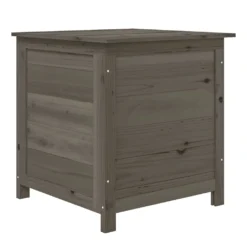 VidaXL Outdoor-Kissenbox Anthrazit 50x50x56 Cm Massivholz Tanne