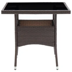 VidaXL Garten-Esstisch Braun Poly Rattan -Kaufland b91666ab0fca84bfa776ab013199399b