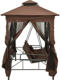 VidaXL Pavillon Umwandelbare Schaukelbank Kaffeebraun -Kaufland b9fc8b4e44479e2d4f61578f0ff3d352