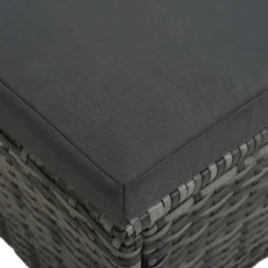 VidaXL 4-tlg. Garten-Sofagarnitur Mit Auflagen Poly Rattan Grau -Kaufland bd1f651a7beed34eec8f56f93ae45d7a