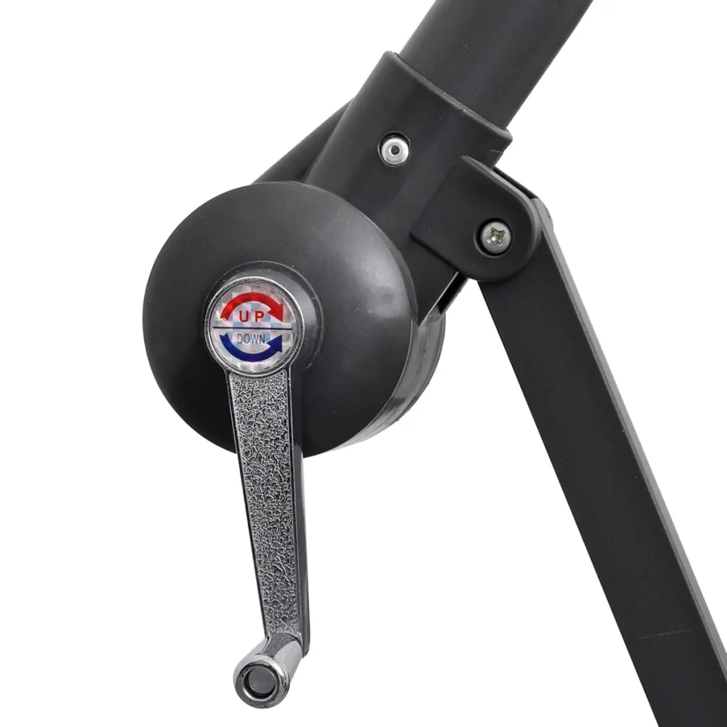 VidaXL Freiarm-Sonnenschirm 3,5 M Blau 5 VidaXL Freiarm-Sonnenschirm 3,5 M Blau – Bild 5