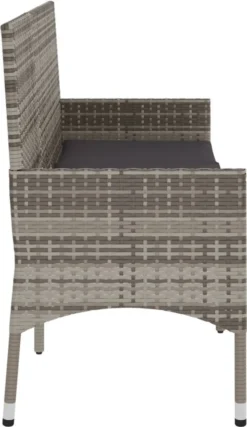 VidaXL Gartenbank 3-Sitzer Mit Kissen Grau Poly Rattan 11 VidaXL Gartenbank 3-Sitzer Mit Kissen Grau Poly Rattan -Kaufland bea84e652d96fe3ab7141158e3725da1