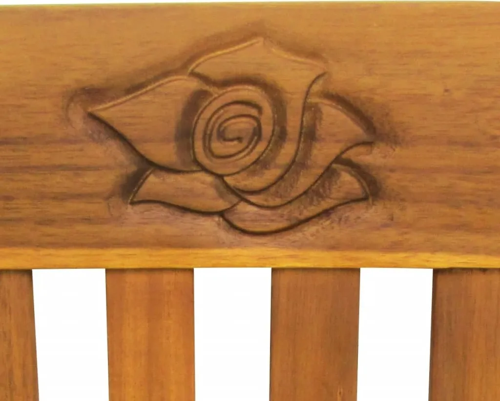 VidaXL Gartenbank 157 Cm Massivholz Akazie 4 VidaXL Gartenbank 157 Cm Massivholz Akazie – Bild 4