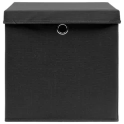 VidaXL Aufbewahrungsboxen Mit Deckel 10 Stk. Schwarz 32×32×32 Cm Stoff 8 VidaXL Aufbewahrungsboxen Mit Deckel 10 Stk. Schwarz 32×32×32 Cm Stoff -Kaufland bfa5e89a4d42067ed4401d144f83f680