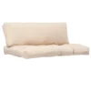 VidaXL Palettenkissen 2-tlg. Sand Polyester