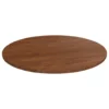 VidaXL Runde Tischplatte Dunkelbraun Ø80x1,5 Cm Behandeltes Eichenholz