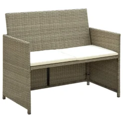 VidaXL 4-tlg. Garten-Lounge-Set Mit Auflagen Beige Poly Rattan 10 VidaXL 4-tlg. Garten-Lounge-Set Mit Auflagen Beige Poly Rattan -Kaufland c30a195411aa73064f3bb2a4ae1a0f1b