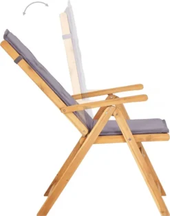 VidaXL Verstellbare Gartenstühle 2 Stk. Braun Massivholz Akazie -Kaufland c3d50d988831c11d5568e98bdc0643c8