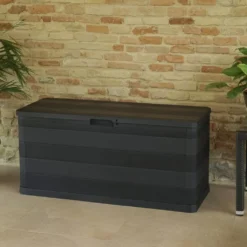 VidaXL Gartenbox Schwarz 117×45×56 Cm -Kaufland c508f7ac5dff3339a19bc225b2831ec6