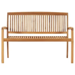 VidaXL Stapelbare Gartenbank Mit Auflage 128,5 Cm Massivholz Teak 11 VidaXL Stapelbare Gartenbank Mit Auflage 128,5 Cm Massivholz Teak -Kaufland c5146d066751194f46f75026594c3d13