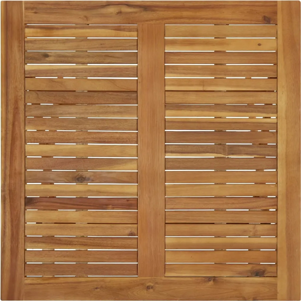 VidaXL Klappbarer Gartentisch 90x90x75 Cm Massivholz Akazie 6 VidaXL Klappbarer Gartentisch 90x90x75 Cm Massivholz Akazie – Bild 6