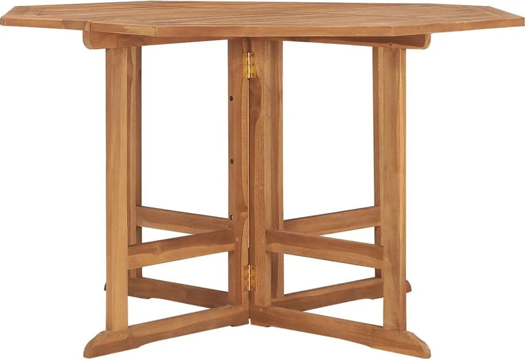 VidaXL Garten-Esstisch Klappbar 110x110x75 Cm Massivholz Teak 2 VidaXL Garten-Esstisch Klappbar 110x110x75 Cm Massivholz Teak – Bild 2