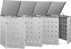 VidaXL Mülltonnenbox Für 4 Tonnen 240 L Edelstahl 16 VidaXL Mülltonnenbox Für 4 Tonnen 240 L Edelstahl -Kaufland ca54b33944a3addefff6a69469fde1b5