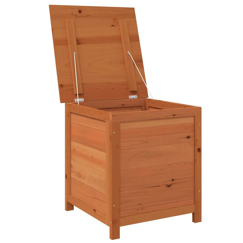 VidaXL Outdoor-Kissenbox Braun 50x50x56 Cm Massivholz Tanne 5 VidaXL Outdoor-Kissenbox Braun 50x50x56 Cm Massivholz Tanne – Bild 5