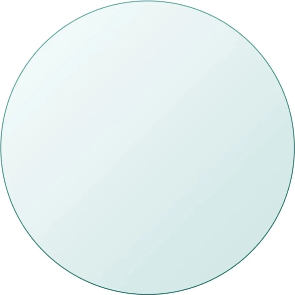 VidaXL Tischplatte Aus Gehärtetem Glas Rund 500 Mm 1 VidaXL Tischplatte Aus Gehärtetem Glas Rund 500 Mm