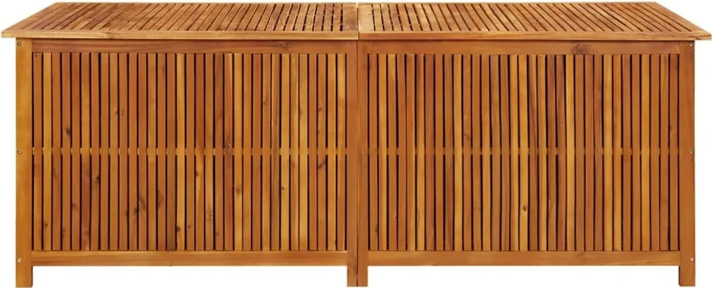VidaXL Garten-Aufbewahrungsbox 200x80x75 Cm Massivholz Akazie 2 VidaXL Garten-Aufbewahrungsbox 200x80x75 Cm Massivholz Akazie – Bild 2