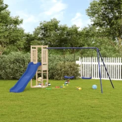 VidaXL Spielturm Mit Rutsche Und Schaukeln Massivholz Kiefer 10 VidaXL Spielturm Mit Rutsche Und Schaukeln Massivholz Kiefer -Kaufland d06a0c390db2af93dcda1c6105e182ec