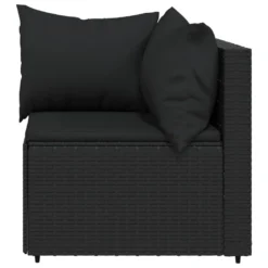 VidaXL Garten-Ecksofa Mit Kissen Schwarz Poly Rattan 11 VidaXL Garten-Ecksofa Mit Kissen Schwarz Poly Rattan -Kaufland d37eb3a2f9f1fd8a2972b32e085b9581