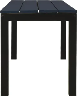 VidaXL Gartenbank 110 Cm Stahl Und WPC Schwarz -Kaufland d461e0560b98924c7e4ed0180b3c602c