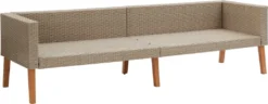 VidaXL 3-Sitzer-Gartensofa Mit Auflagen Poly Rattan Beige 11 VidaXL 3-Sitzer-Gartensofa Mit Auflagen Poly Rattan Beige -Kaufland d539adcfc3895c729bc68e17ee02828d