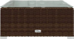 VidaXL 10-tlg. Garten-Lounge-Set Mit Kissen Poly Rattan Braun -Kaufland d69ace58e6ef3395e0288cf89d77c56a