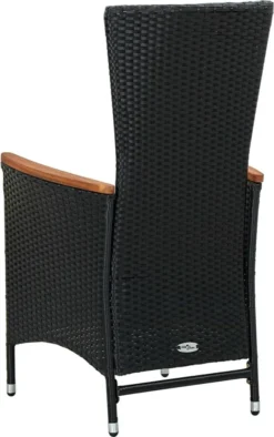 VidaXL 9-tlg. Garten-Essgruppe Mit Auflagen Poly Rattan Schwarz 16 VidaXL 9-tlg. Garten-Essgruppe Mit Auflagen Poly Rattan Schwarz -Kaufland d6ab003ff9b6f5f5dd1677166412ec3e