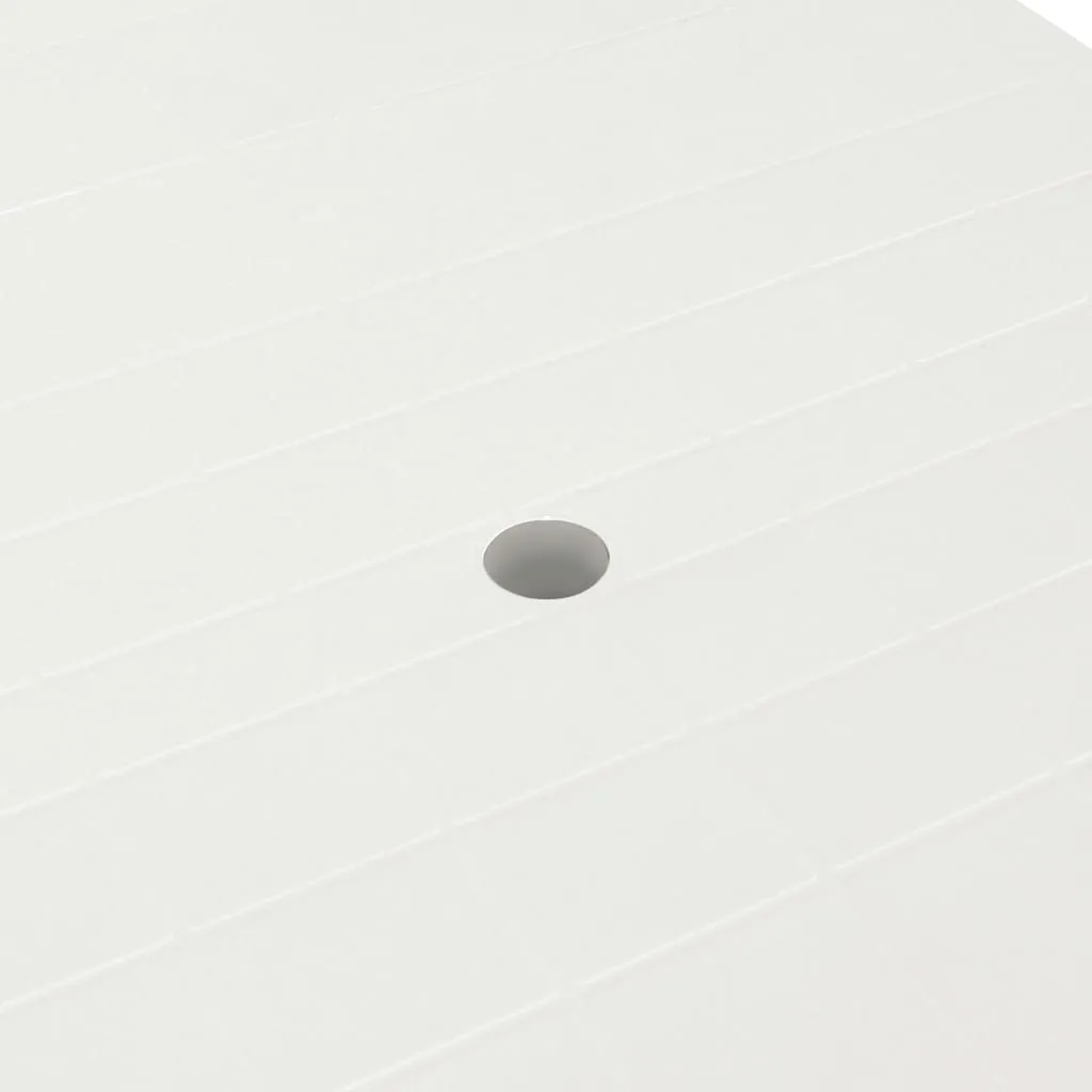 VidaXL Gartentisch Weiß 210 X 96 X 72 Cm Kunststoff 4 VidaXL Gartentisch Weiß 210 X 96 X 72 Cm Kunststoff – Bild 4