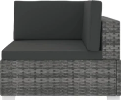 VidaXL Modular-Sofa-Eckteil 1 Stk. + Auflagen Poly Rattan Grau -Kaufland d9b8435f9045d388b3f39e4c7e2119ad