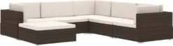 VidaXL Modular-Sofa-Eckteil 1 Stk. + Auflagen Poly Rattan Schwarz -Kaufland dd221ae3b7c99aa95f4293f9e8d36c0c 2