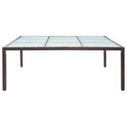 VidaXL Garten-Esstisch Braun 200×200×74 Cm Poly Rattan 6 VidaXL Garten-Esstisch Braun 200×200×74 Cm Poly Rattan -Kaufland df743d0a7244d5de2da9cbd73832b474