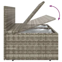 VIDAXL Gartensofa 2-Sitzer Mit Kissen Grau Poly Rattan -Kaufland e212a879e2be5d3fb04ab4261cb99d73