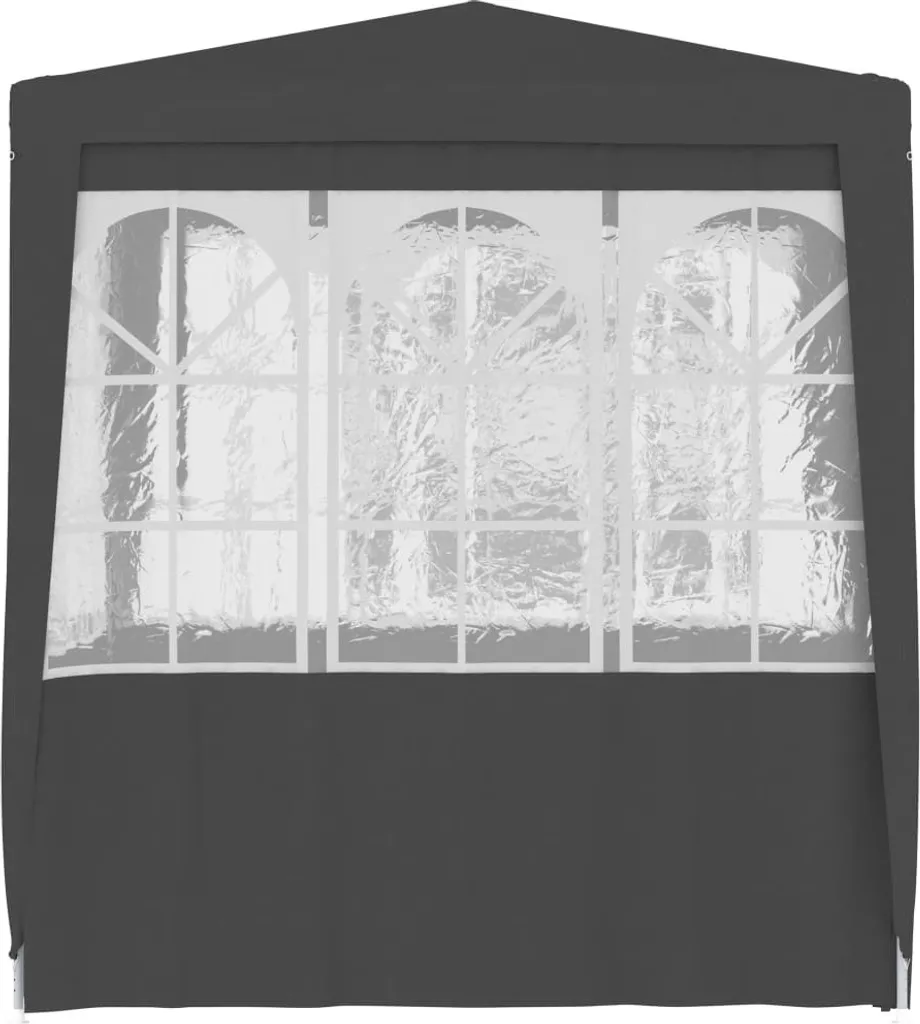 VidaXL Profi-Partyzelt Mit Seitenwänden 2,5×2,5m Anthrazit 90 G/m² 3 VidaXL Profi-Partyzelt Mit Seitenwänden 2,5×2,5m Anthrazit 90 G/m² – Bild 3