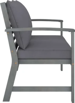 VidaXL Gartenbank 120 Cm Mit Dunkelgrauen Kissen Massivholz Akazie 8 VidaXL Gartenbank 120 Cm Mit Dunkelgrauen Kissen Massivholz Akazie -Kaufland e3de566cd4131648f79c2d4c4f84a401