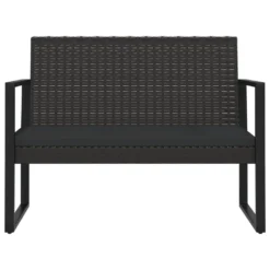 VidaXL Gartenbank Mit Kissen Schwarz 106 Cm Poly Rattan 9 VidaXL Gartenbank Mit Kissen Schwarz 106 Cm Poly Rattan -Kaufland e4f6bb02168c5e7618ae73041a7acc22
