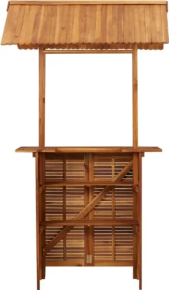 VidaXL Outdoor-Bartisch Mit Dach 122×106×217 Cm Akazie Massivholz -Kaufland e6065e40ec7d6c2f4e0fe817498164c2