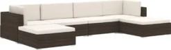 VidaXL Modular-Sofa-Mittelteil 1 Stk. + Auflagen Poly Rattan Braun 12 VidaXL Modular-Sofa-Mittelteil 1 Stk. + Auflagen Poly Rattan Braun -Kaufland e6803ddb212d93686dacfb6198c5625f 1