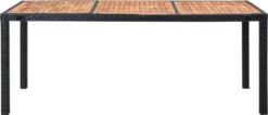 VidaXL 9-tlg. Garten-Essgruppe Mit Auflagen Poly Rattan Schwarz 11 VidaXL 9-tlg. Garten-Essgruppe Mit Auflagen Poly Rattan Schwarz -Kaufland e6aa377afa039d57f626f6073a6f98c6