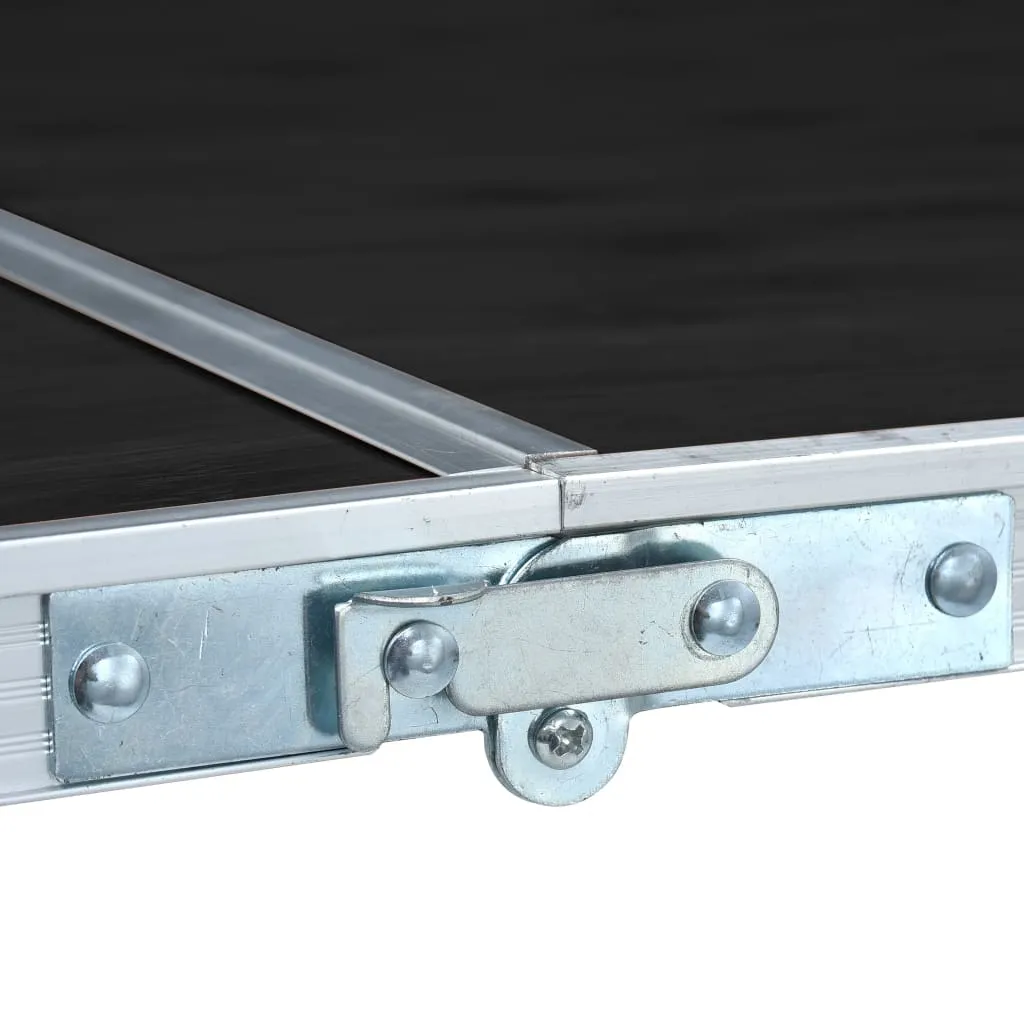 VidaXL Klappbarer Campingtisch Grau Aluminium 180 X 60 Cm 6 VidaXL Klappbarer Campingtisch Grau Aluminium 180 X 60 Cm – Bild 6