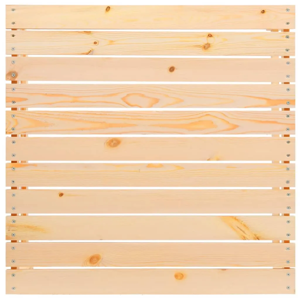 VidaXL 3-tlg. Garten-Lounge-Set Mit Creme Kissen Massivholz Kiefer 5 VidaXL 3-tlg. Garten-Lounge-Set Mit Creme Kissen Massivholz Kiefer – Bild 5